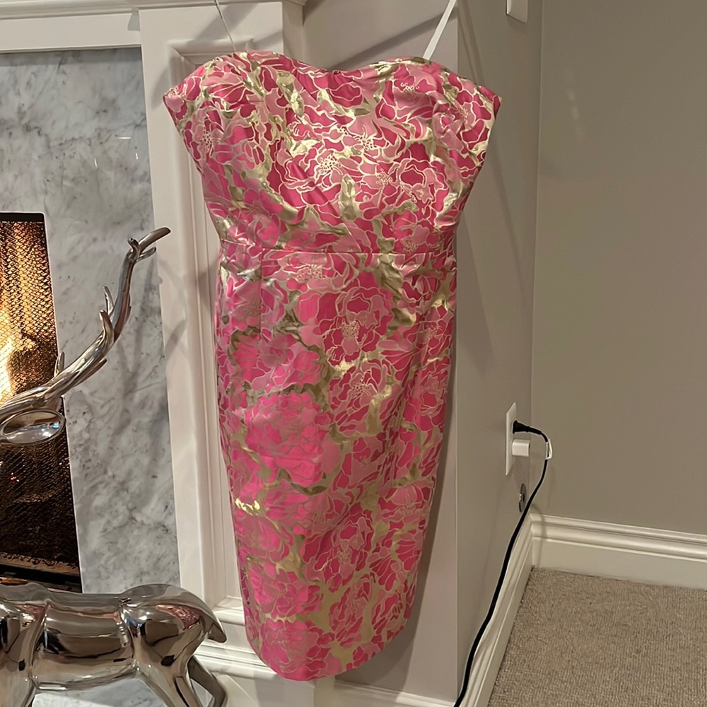 Lilly Pulitzer Strapless Dress, Size 2 - Picture 1 of 4